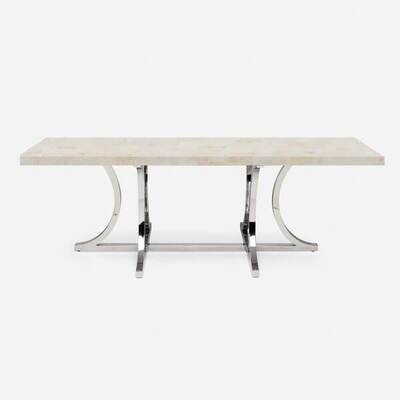 Custom Steel Base with Crystal Stone Table