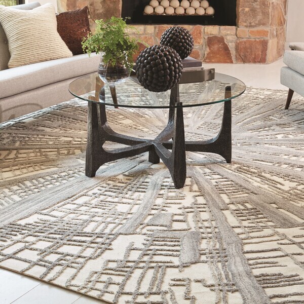 8 x 10 Vortex Rug Gray Natural