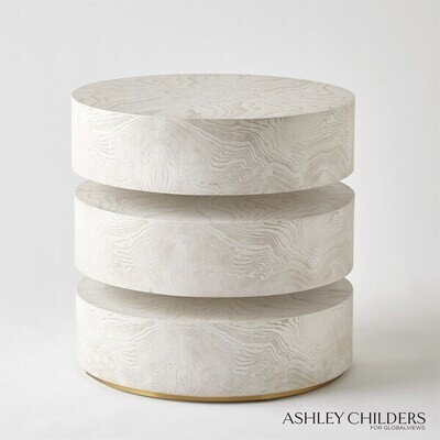 White Pivot Side Table
