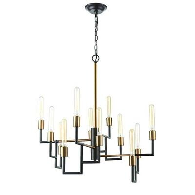 29'' Wide 12-Light Chandelier