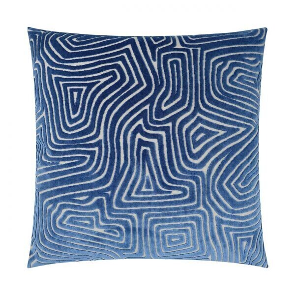 Vertigo Blue Pillow