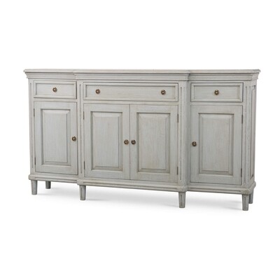 Antique Gray Sideboard
