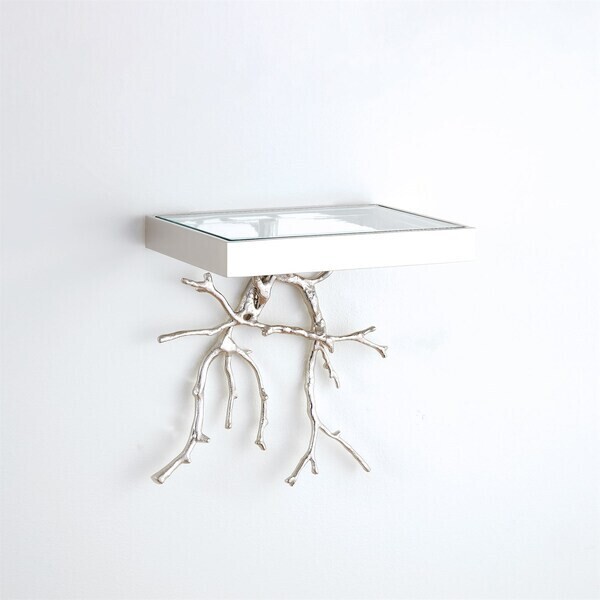 Twig Wall Bracket in Nickel