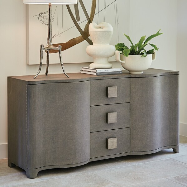 Credenza Silver Gray