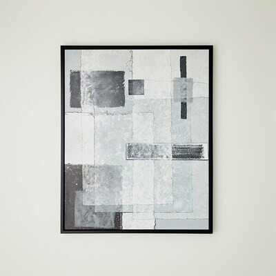 Grey Tone Abstract Art
