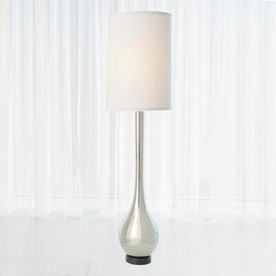 Bulb Floor Lamp - Nickel 81"
