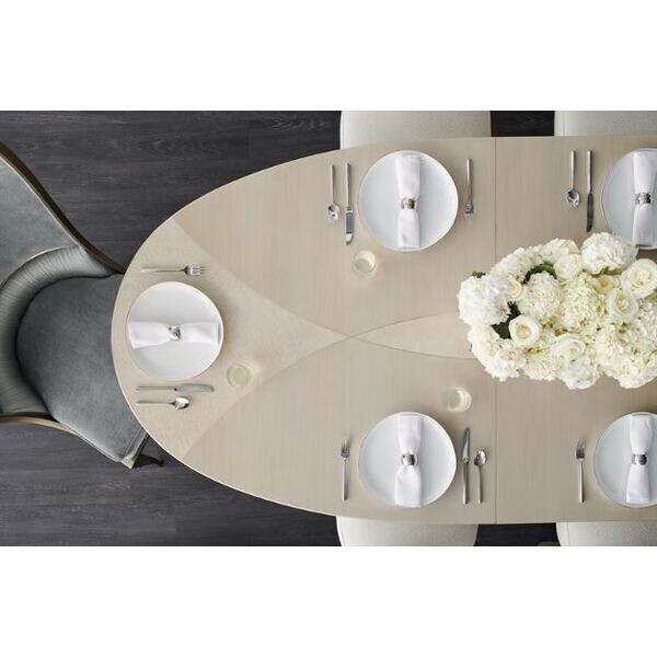 90 In Modern Dining Table with 2 Leaves