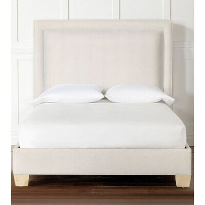 Classic Modern King Upholstered Bed