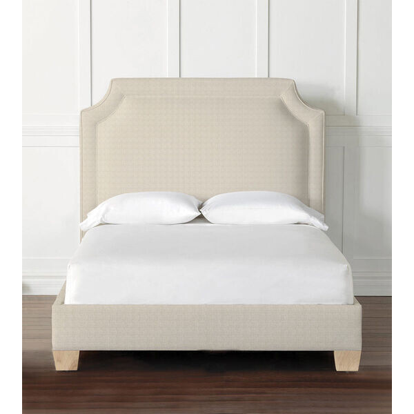 King Classic Shape Upholstered Bed