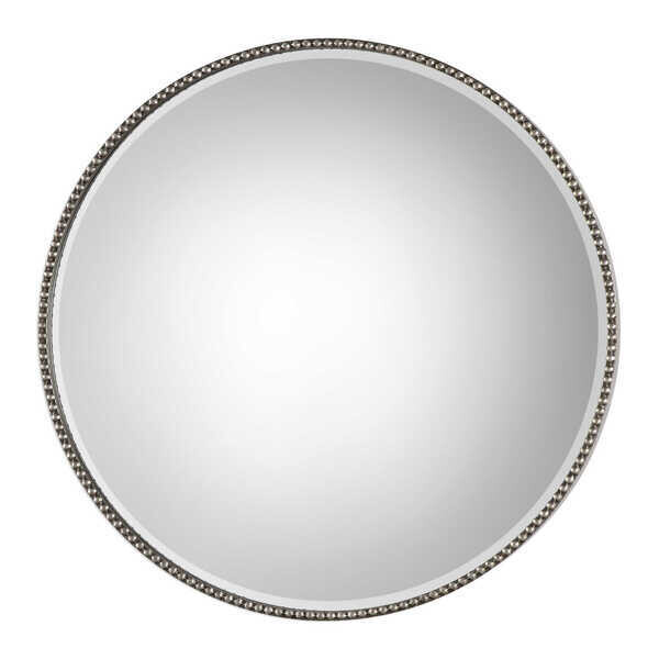 Silver Beaded Mirror