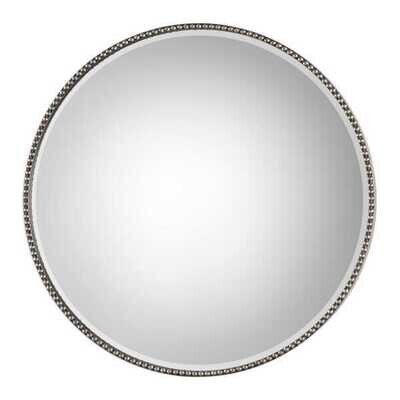Silver Beaded Mirror