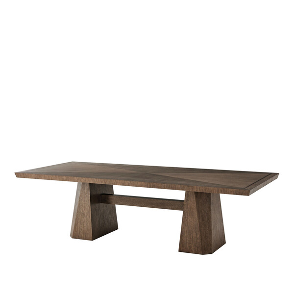 Quartered Oak Dining Table 105"
