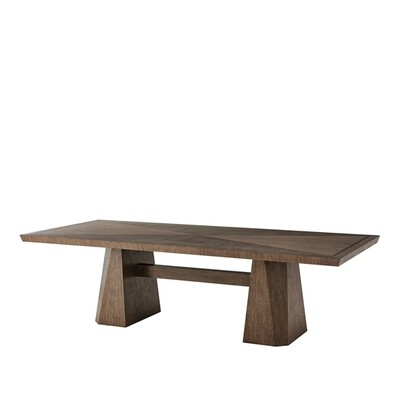 Quartered Oak Dining Table 105"