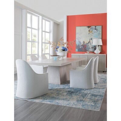 Coastal Rectangular Dining Table with 2 Leaves