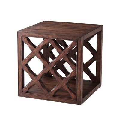 Chamfered Trellis Side Table