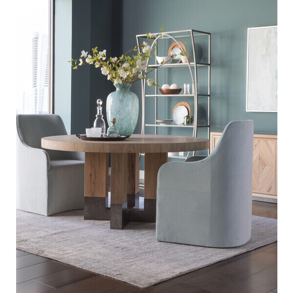 French Oak Round Table  60"