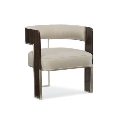 Open Barrel Back Chair