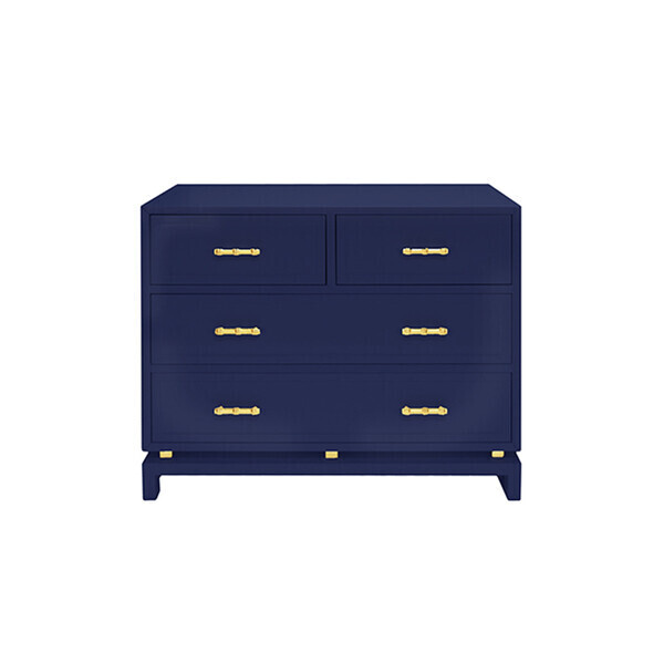 Navy Lacquered Cabinet