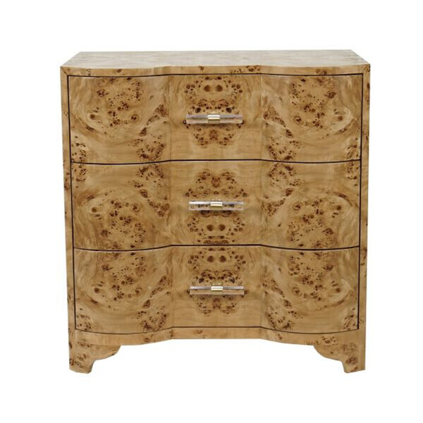 Stunning Three-Drawer Side Table