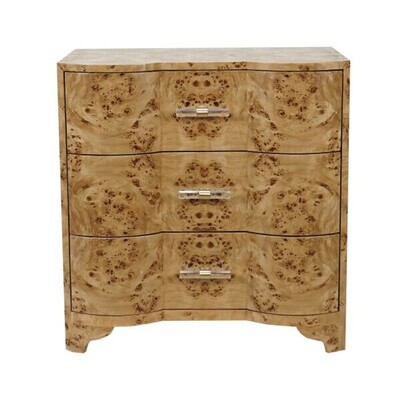 Stunning Three-Drawer Side Table
