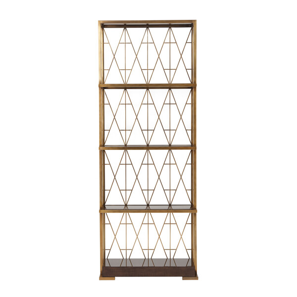 Steel and Bronze Etagere