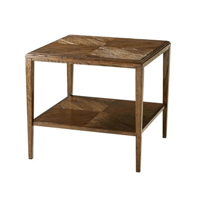 24 Inch Square Side Table In Dusk Finish