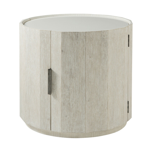 Breezy Round Storage Table