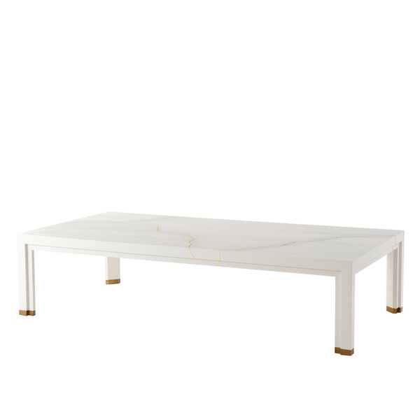 White Gold Cocktail Table