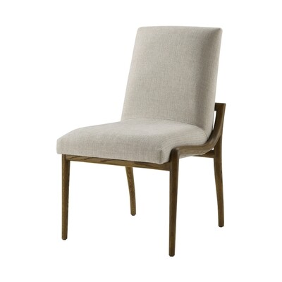 Natural Upholstered Dining Side Chair