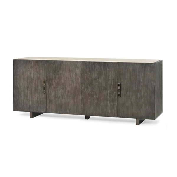 Cerused Finish 84" Entertainment Console