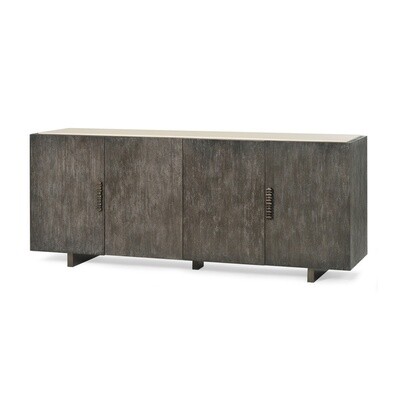 Cerused Finish 84" Entertainment Console