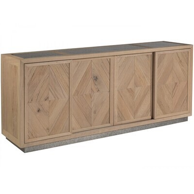 French Oak Console 69"