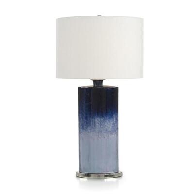 34"H Deep Sea Indigo Table Lamp
