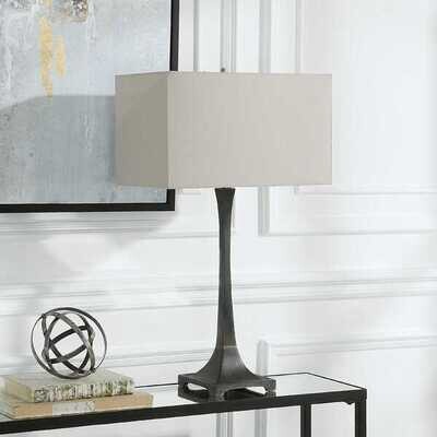 Black Iron Table Lamp