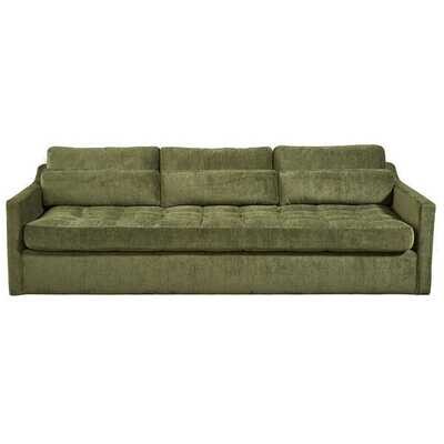 90 Inch Martini Green Sofa