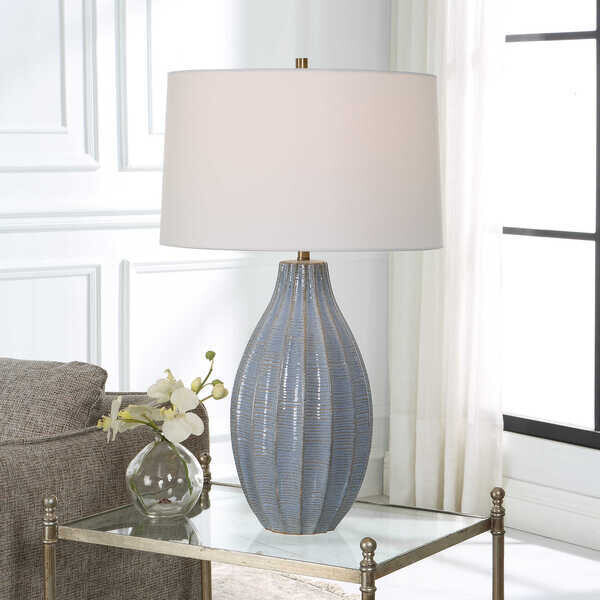 Blue Table Lamp