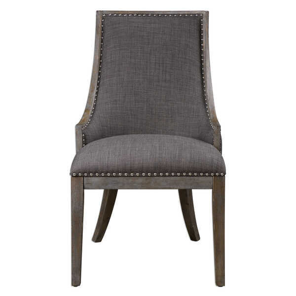 Host Chair in Gray Linen