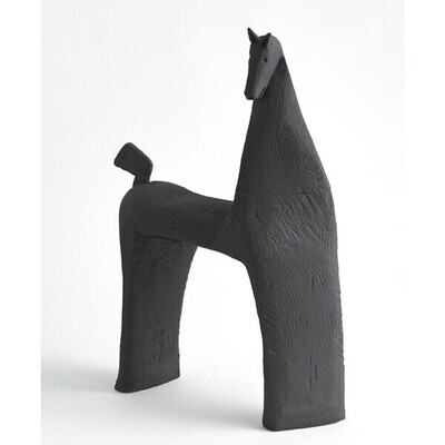 Tall Black Horse