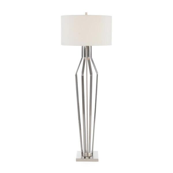 Curved Stainless Steel Floor Lamp
