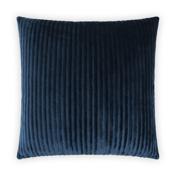 Velvet Blue Accent Pillow