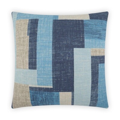 Blue Mosaic Breeze Pillow