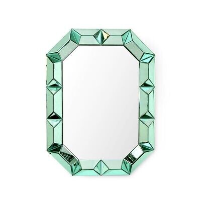 Radiant Glass Framed Mirror