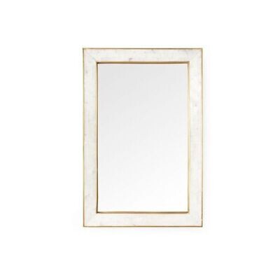 Alabaster Marble Frame Mirror