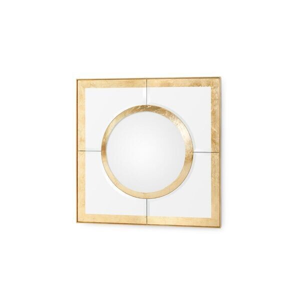 Gold Framed Convex Mirror