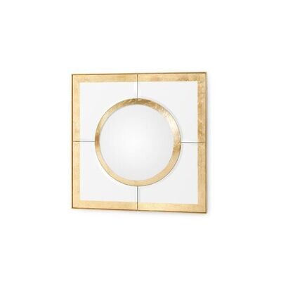 Gold Framed Convex Mirror