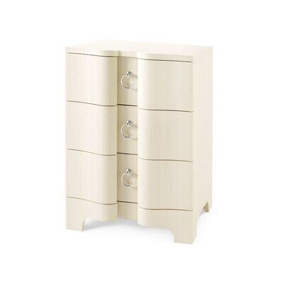 Compact Three-Drawer Side Table