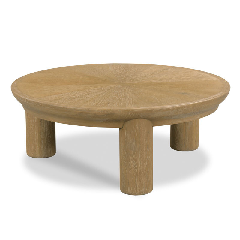Sunburst Round Cocktail Table