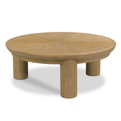 Sunburst Round Cocktail Table