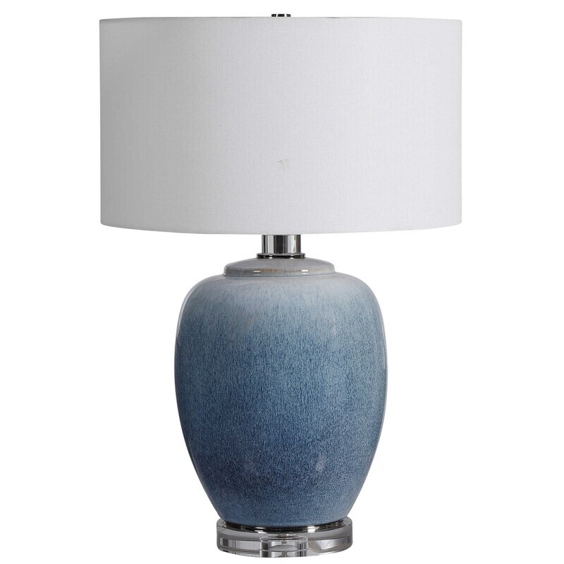 Aqua Ombre Table Lamp