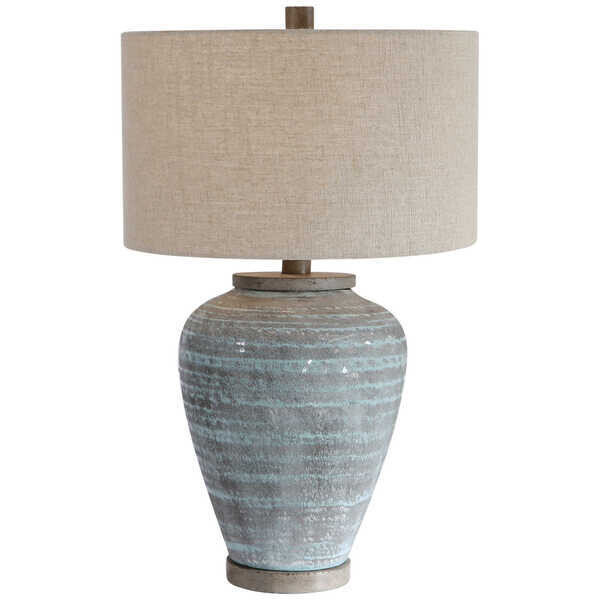 Rustic Blue Bohemian Lamp